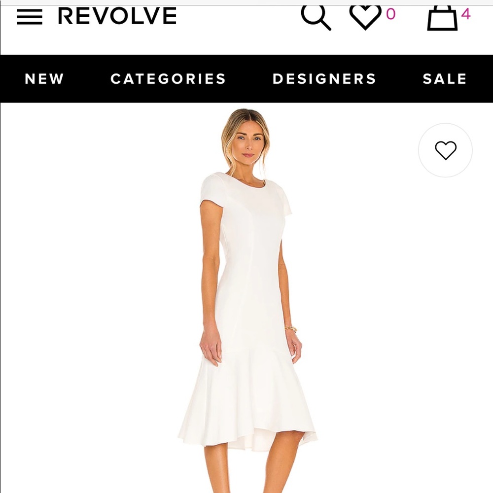 Amanda uprichard white midi dress